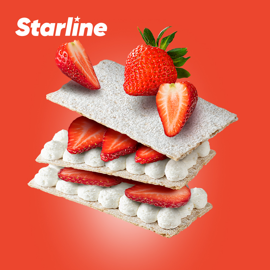 Табак Starline - Клубничный мильфей (Strawberry Millefeuille)